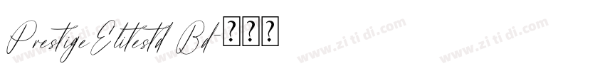 PrestigeElitestd Bd字体转换